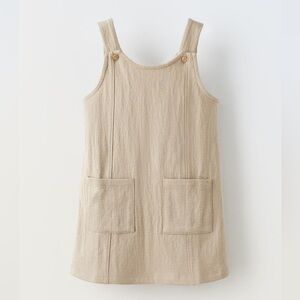 Zara Little girls Pinafore dress with pockets
